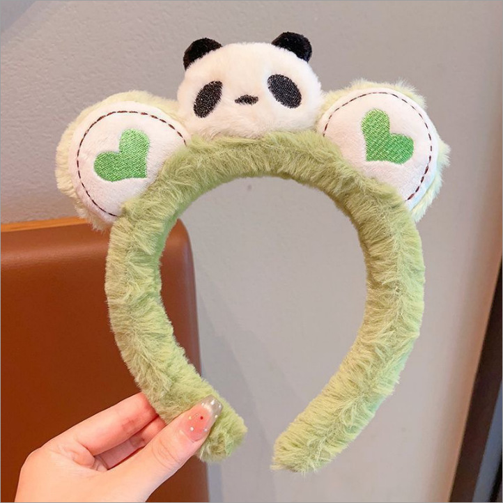 FG58 - Panda Coração Duplo Verde