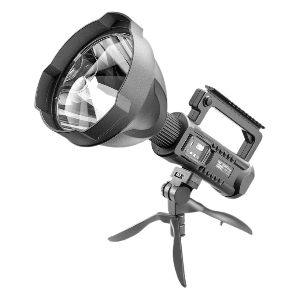 Linterna LED fuerte luz portátil al aire libre recargable Super brillante luz de trabajo multifuncional de alta potencia portátil reflector