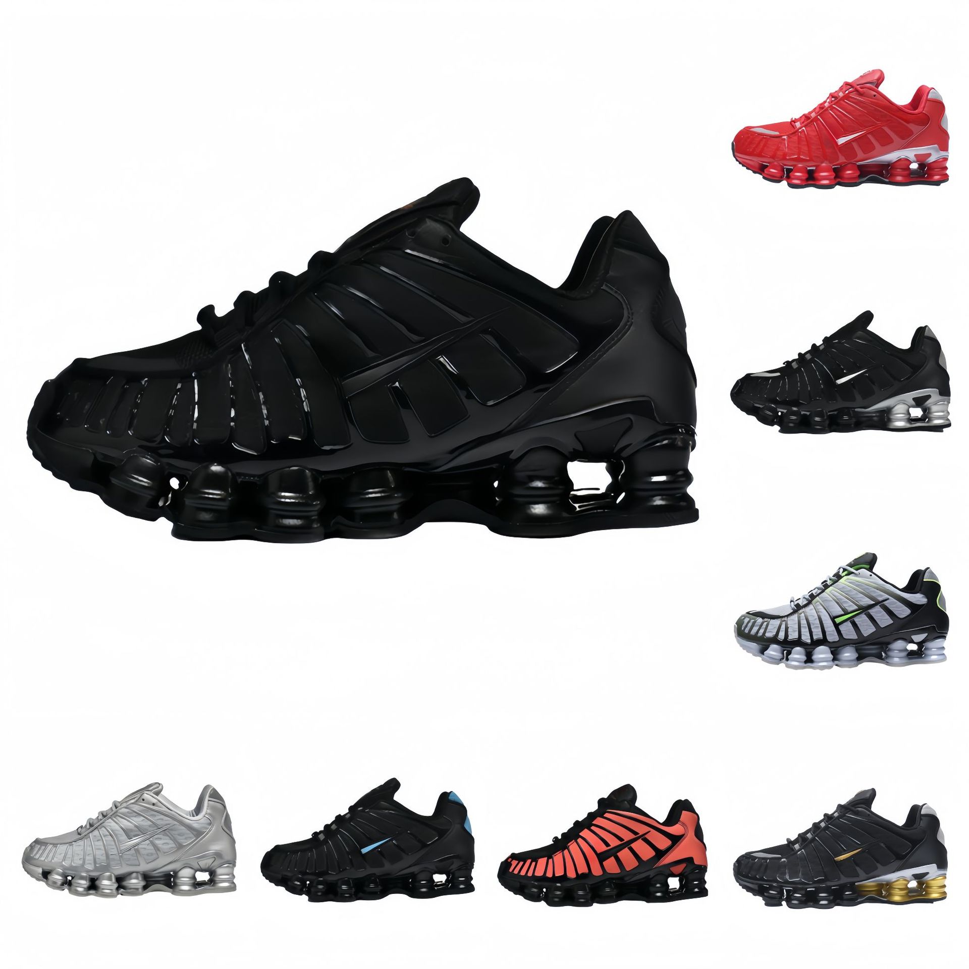 Putian 신발 크로스 보더 남성 신발 SHOX TL13 기둥 스포츠 신발 메쉬 전체 팜 에어 쿠션 남성과 여성 통기성 캐주얼 신발