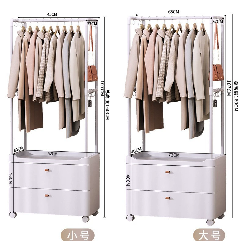 Wardrobe Furnishing bedroom Simple assembly Wardrobe Economy Strong, Durable Small Unit Rental House Clothing Cabinet