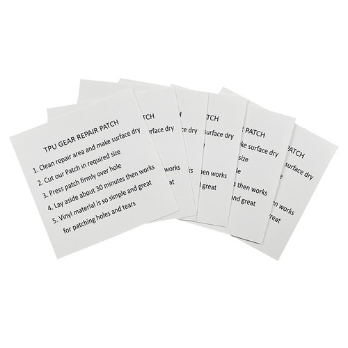 TPU transparent repair patch for tent canopy waterproof repair sheet inflatable product leak patch adhesive swimming ring repair adhesive