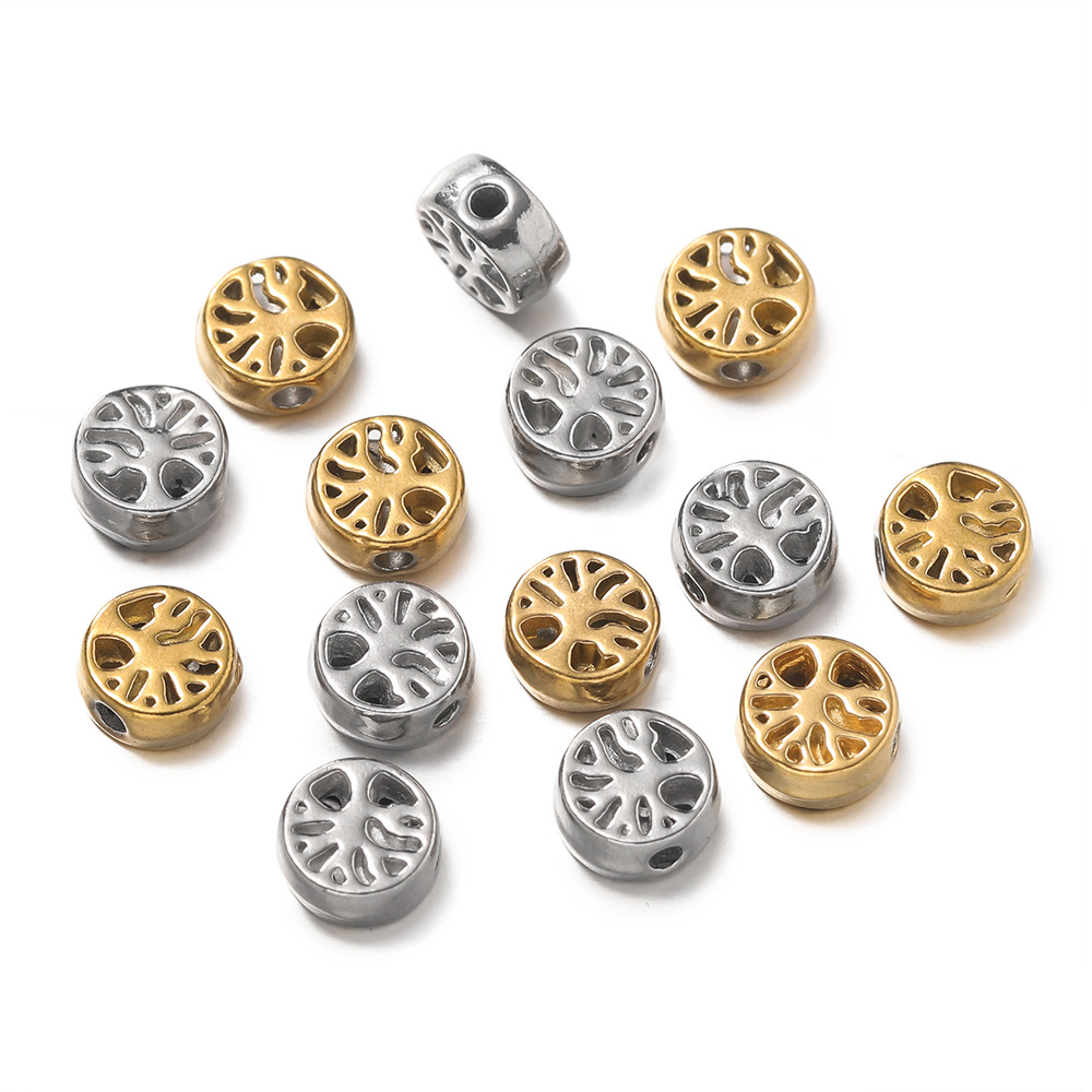 8g Weight Beads Jewelry Making Type DIY Ornament Accessories Classification 10 PCS/Package Quantity 304 Stainless Steel Material Solid Color Pattern All Seasons Season Polished Finish Simple Style Style 10 PCS/Package 304 Stainless Steel Solid Color Polished DIY Ornament Accessories Beads 8