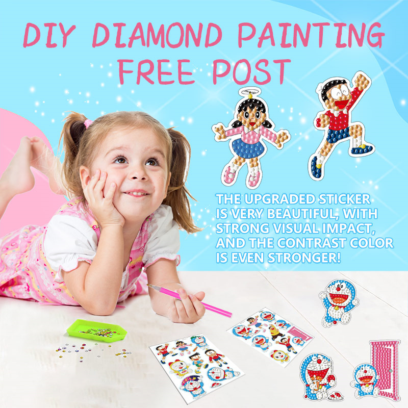 Dibujos animados Dingdong Robot Gato Diamante