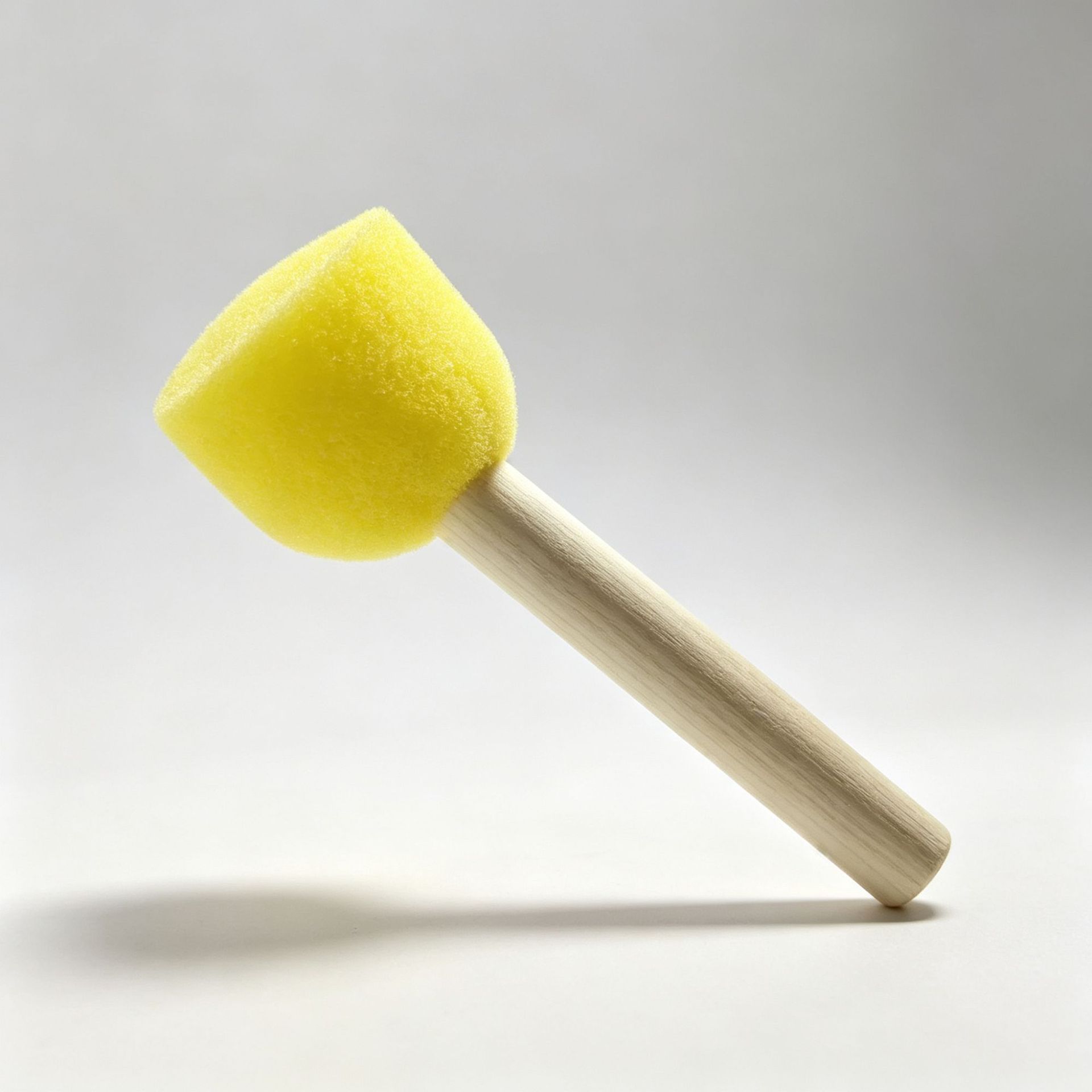 Pincel de Esponja para Pintura Infantil de Esponja y Madera para Pintura Infantil