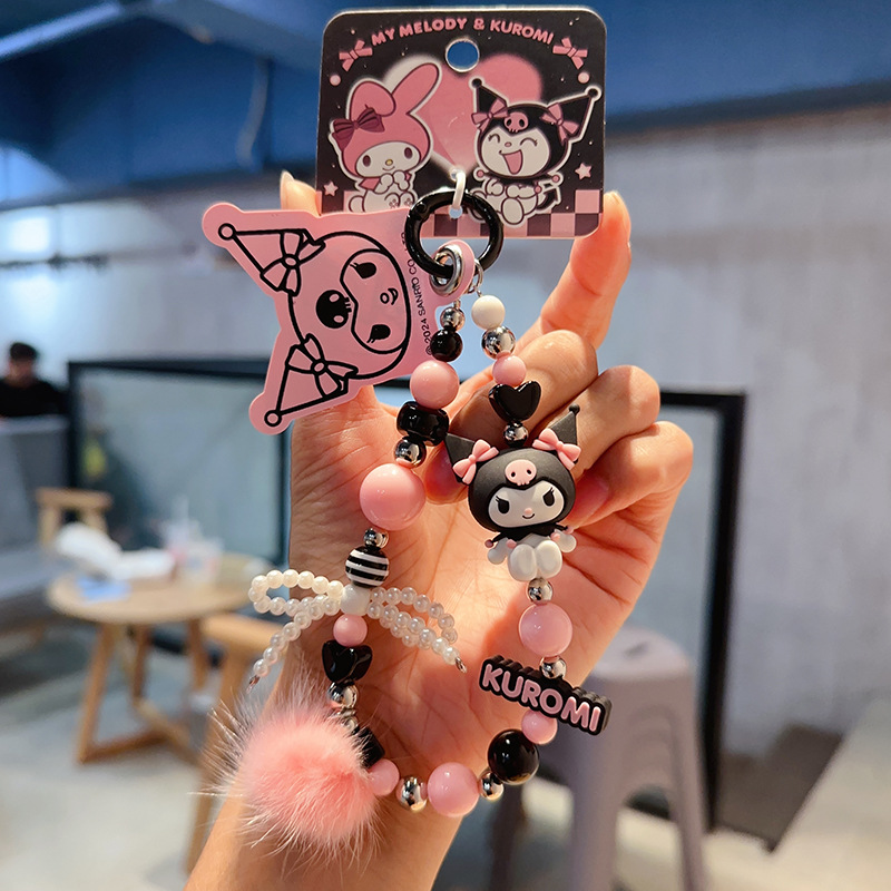 2026年新作正規品サンリオクロミぬいぐるみキーホルダー女性向け可愛いハローキティぬいぐるみカメラ小物