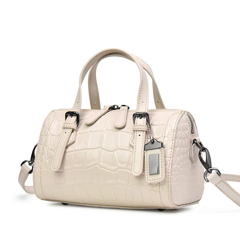 クロコダイル柄2025年新作ミニバッグ ショルダーバッグ ピローバッグ 本革ハンドバッグ レディースバッグ 人気 本革レディースバッグ ボストンバッグ