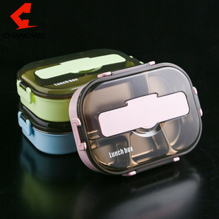 304 stainless steel insulated lunch box for children and primary school students food grade compartment lunch box portable office worker