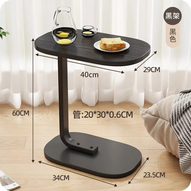 In-stock bedside table, trendy small table with storage shelf, simple coffee table for home living room, manufacturer wholesale, movable for bedroom