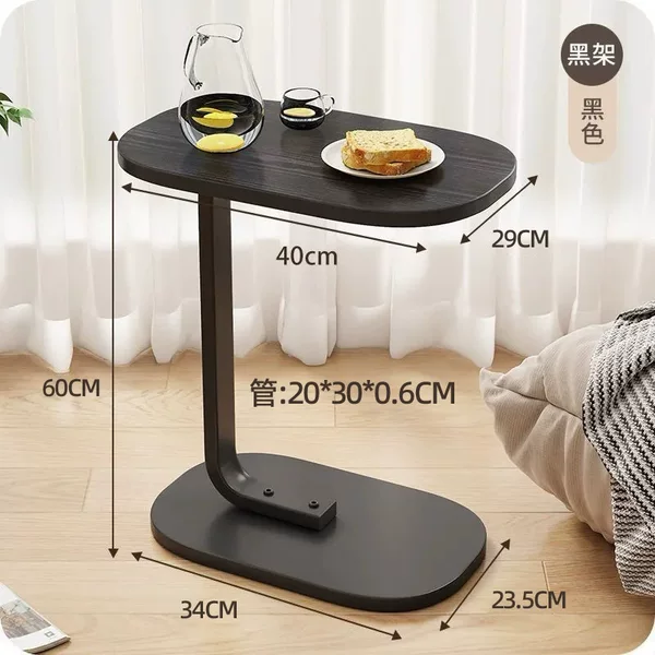 In-stock bedside table, trendy small table with storage shelf, simple coffee table for home living room, manufacturer wholesale, movable for bedroom