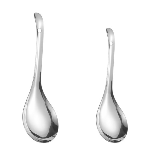 304 stainless steel Chinese rice spoon, thickened large spoon, household rice serving spoon, hotel canteen male spoon, serving spoon