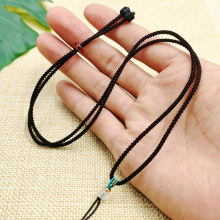 菠萝绳可调节螺纹项链绳彩线玛瑙绳挂绳绳素绳玉线手绳手工编织