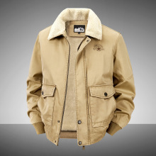 新款棉衣男加绒加厚冬季翻领保暖棉袄青年休闲外套棉袄男潮2188