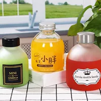 Большое количество прямых продаж от Youwang Red Fat Meng с крышкой напитка бутылка сока молочного чая чашка кофе фермент герметичная пустая бутылка стекла