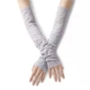 Lace sleeve [light gray]