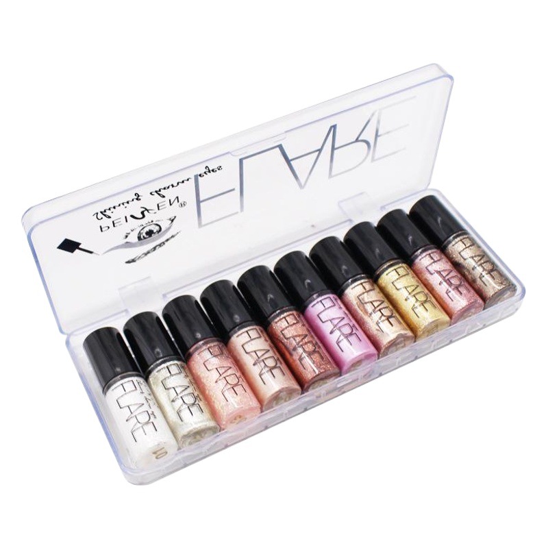 Explosions Penifen Diamond Shining Eye Flash Eyeliner Easy Coloring Quick-drying Waterproof Sweat-proof Smooth and Bright Lines