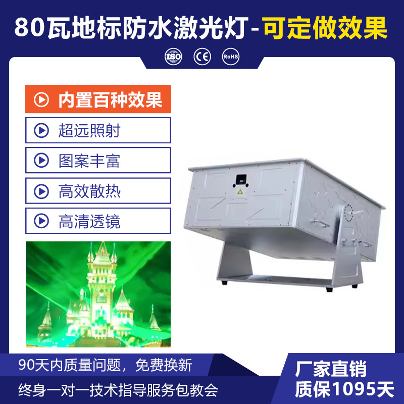 Al Aire Libre 20W 30W a prueba de agua a todo color fuente de luz láser techo mecanografía punto escénico láser Luz láser espacio-tiempo túnel