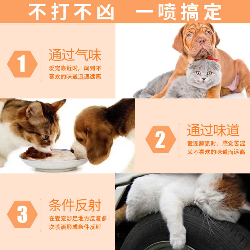 ペット禁止区域スプレーメーカーペット駆除剤犬猫を駆除して家を解体して禁止区域を設立して噛まないようにする|undefined