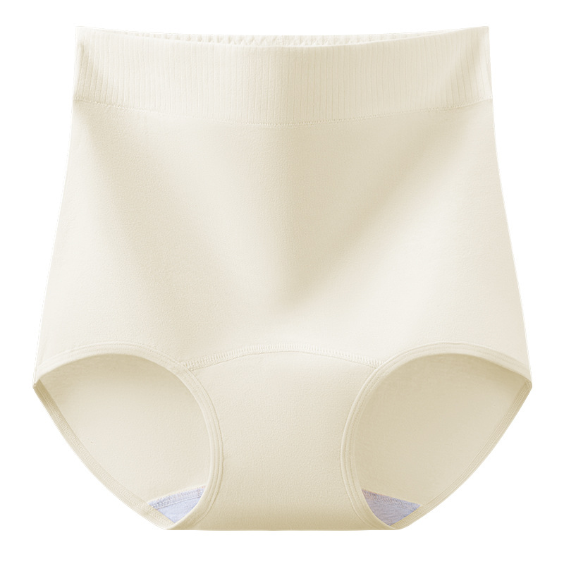 Ropa interior de abdomen de cintura alta para mujer algodón puro antibacteriano nuevo vientre posparto ropa interior de algodón 7A refrescante