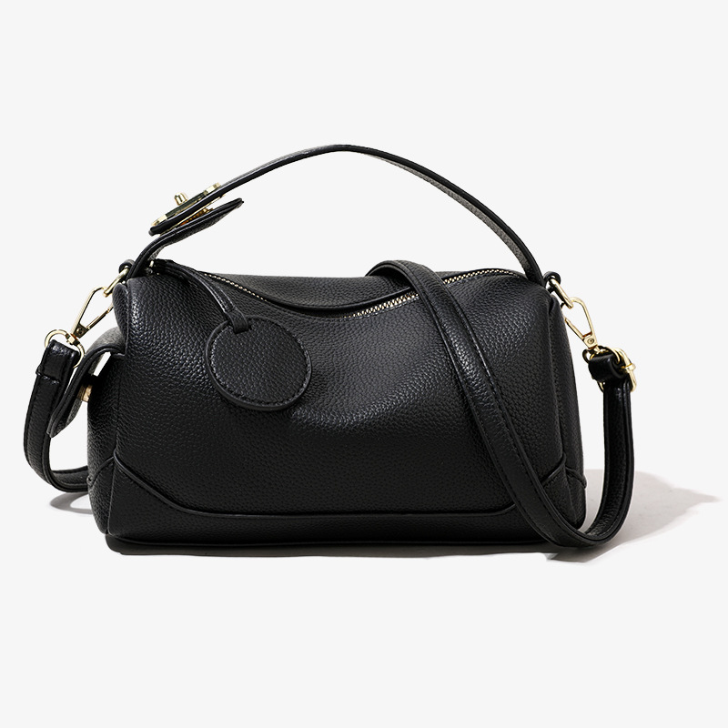 New Large Capacity Women's Luxury Soft Leather Commuter Bag - Niche Pillow Bag European Style Handbag & Crossbody Bag - Thumbnail 6