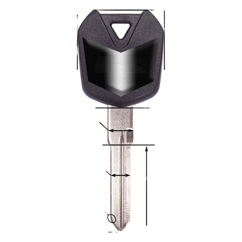 Подходит для мотоцикла Kawasaki Ninja Small Ninja 250 EX 300 650 ключевой эмбрион/ручка может быть загружена чипами