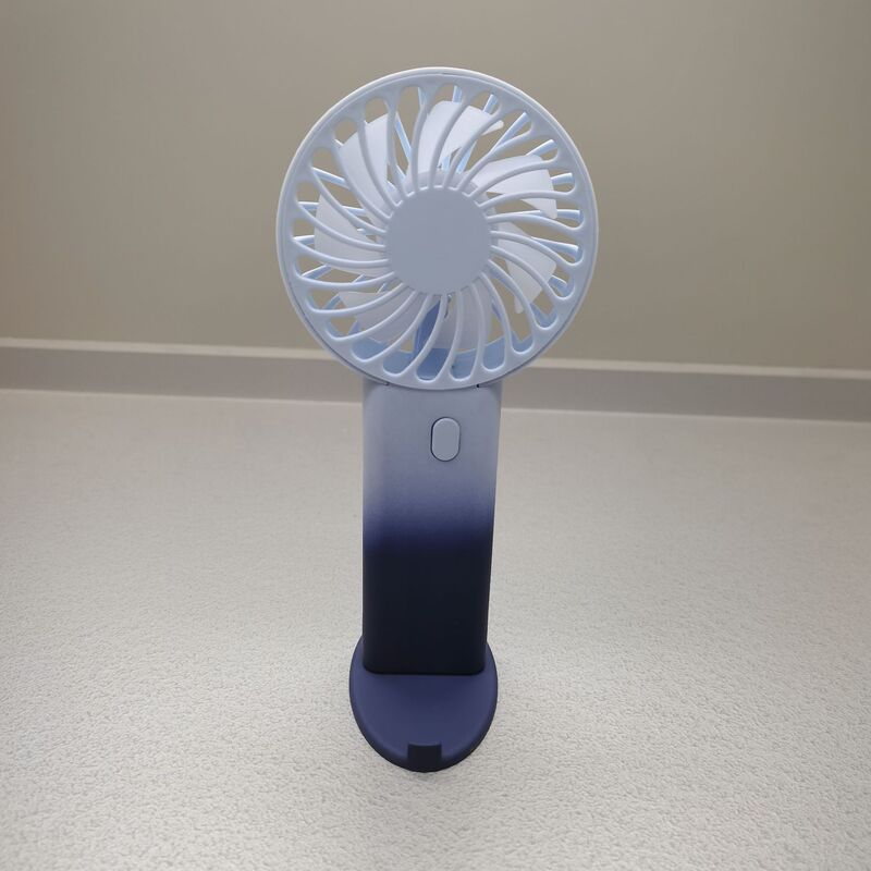 ミニグラデーションハンドヘルドファン怠惰な充電サイレント電動小型ファンクリエイティブ学生 USB 小型扇風機|undefined