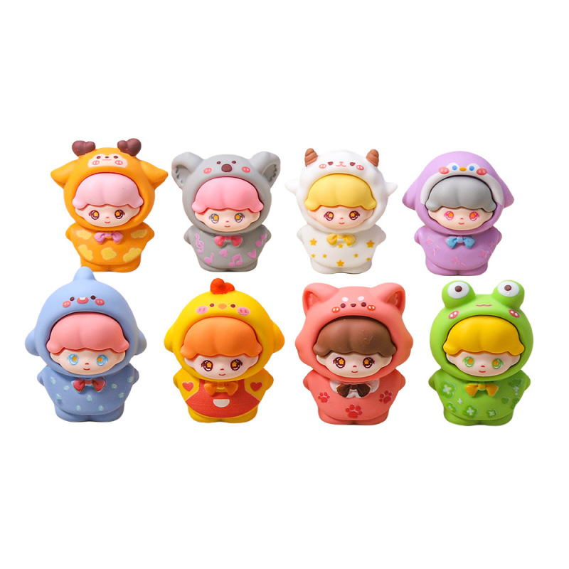 感触ペイント小動物レインコート Dimo 樹脂小さな装飾品ジュエリーアクセサリー diy ペンダントかわいいペア卸売|undefined
