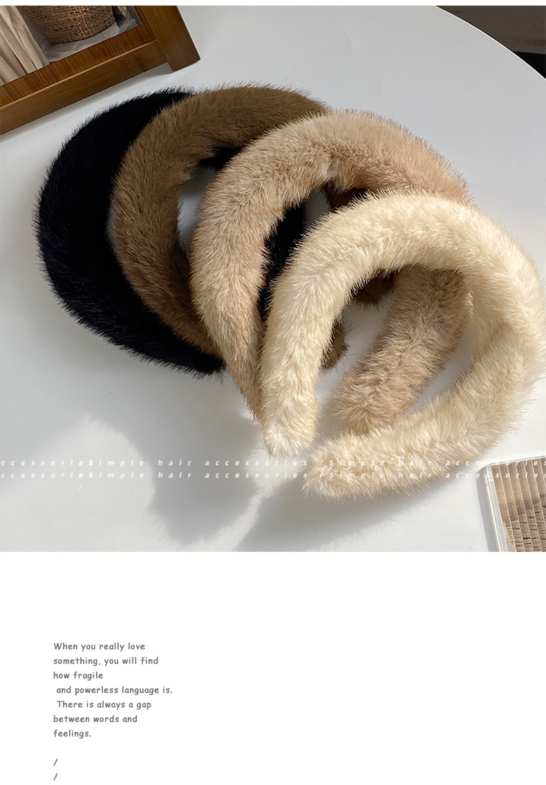 Moud Senior Plüsch Kappband Hoeraccessoiren Fraen Hierscht a Wanter Ausfluch 100 Breet Kant Temperament Kappband Drock Hoerklammer Kappbedeckung_voghion.com