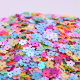 Golden 7mm Five Petal Flower Nail Art Sequins Slime Crystal Mud diy Filling Material Glitter Eye Makeup Patch Glitter