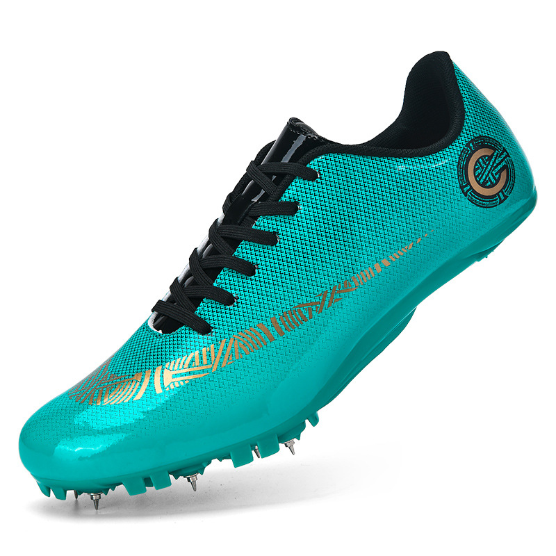Zapatos de pista zapatos de entrenamiento integral de la pareja zapatos de pico de estudiante resistente al desgaste zapatos de pista de Sprint zapatos de entrenamiento de competencia zapatos de pico