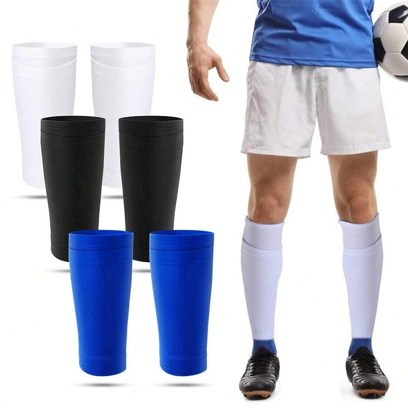 Children's Shin Guard Sock Inserts, Fixed Double-Layer Soccer Shin Guard Sock Covers, Adult Sports Shin Guard Sock Covers