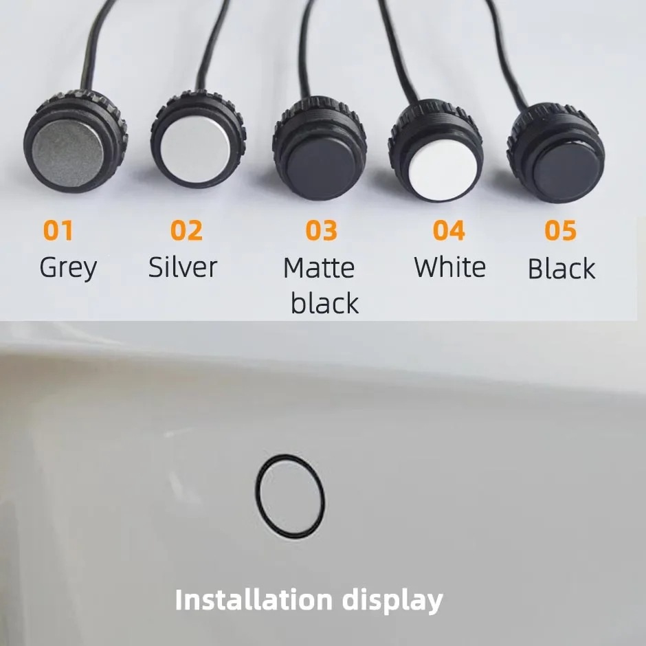 Car buzzer with built-in reversing radar assistance can be paired with a rearview camera system, featuring 4 rear sensors, directly supplied by the manufacturer