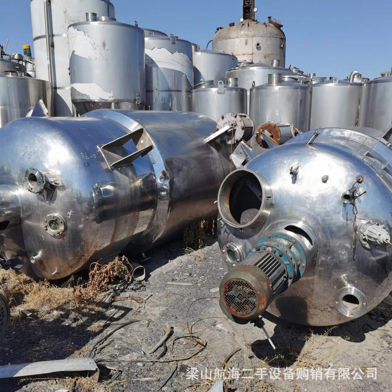销售二手不锈钢醇沉罐 不锈钢提取罐 发酵提取罐回收