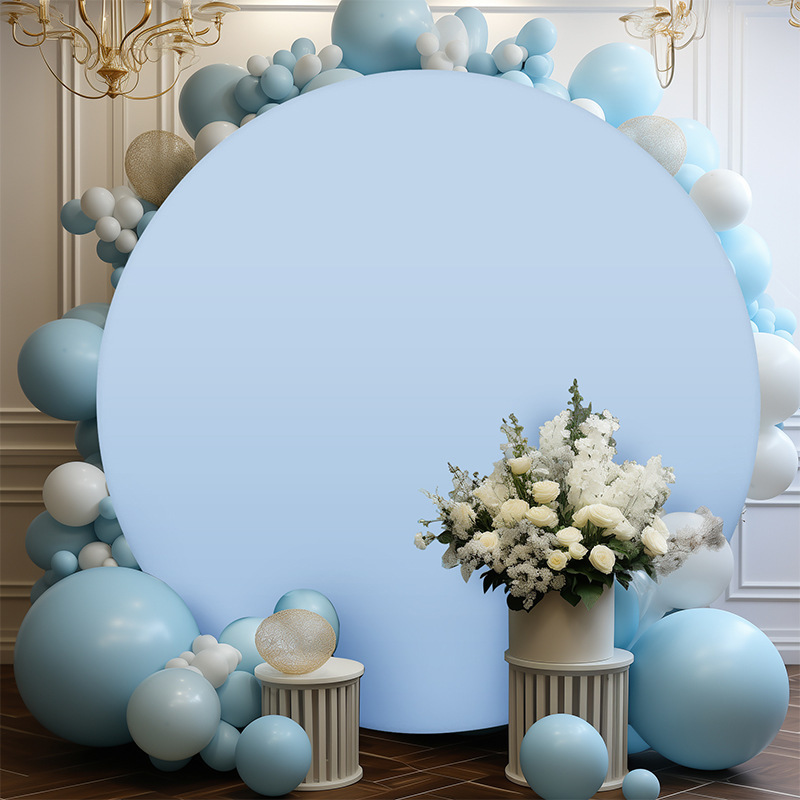 クロスボーダーハロウィン装飾ライブルーム背景しわ防止布カバー結婚式ハイエンド誕生日パーティーラウンド背景布|undefined
