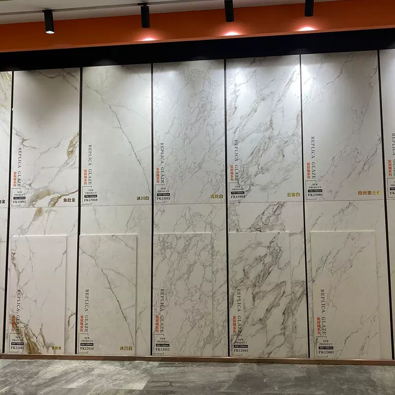 超白胚复刻釉精雕瓷砖750x1500酒店别墅地板砖客厅墙砖防滑地砖