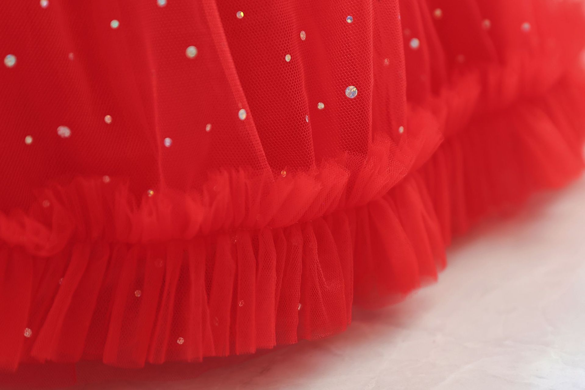 Blumenkind Kleid Kind Prinzessin Kleid Pompadour Kleid Mädchen ein Jahr alt Kind Rock Klammer_voghion.com