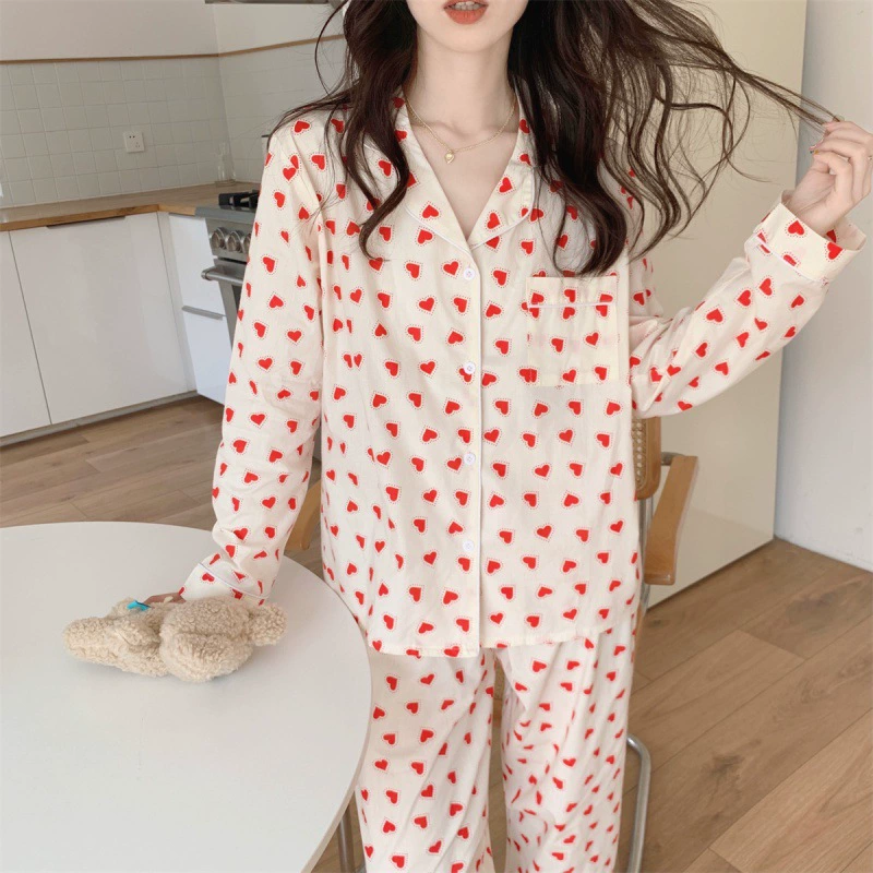Brand cute pijama, autumn long-sleeve, 2022, Korean style
