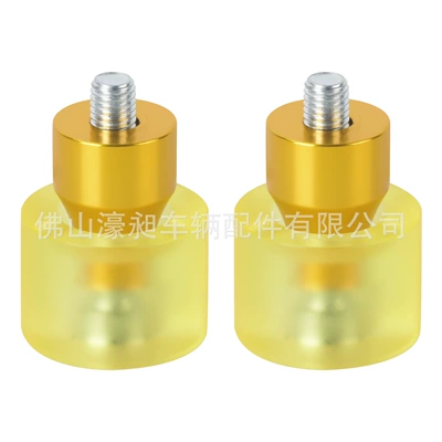 one-word bumper protection wheel — Motorcycle bumper - wheel-guard-protector-double-yellow-1-pair