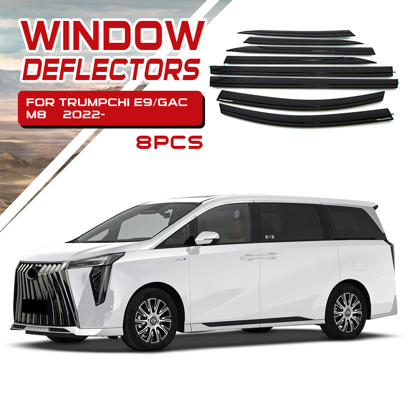 Adecuado para Trumpchi M8 versión del maestro de segunda generación para la ventana E9, parasol de ceja de lluvia, visor de ventana