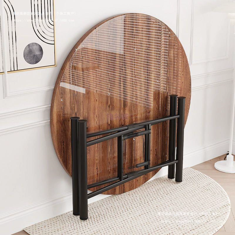 Складной обеденный стол из цельного дерева на 10 и 15 человек, большой круглый стол с поворотным столом для домашнего ресторана, круглая столешница для столовой, ресторана