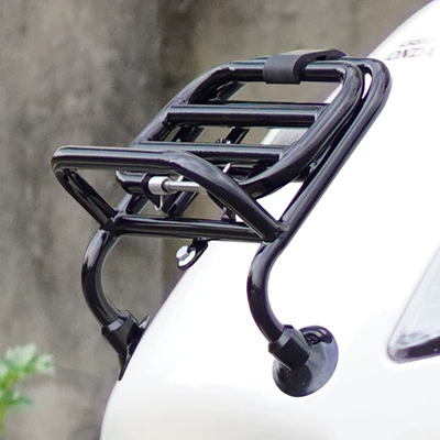 Motorcycle bumper | Bar - gloss-black-front-shelf