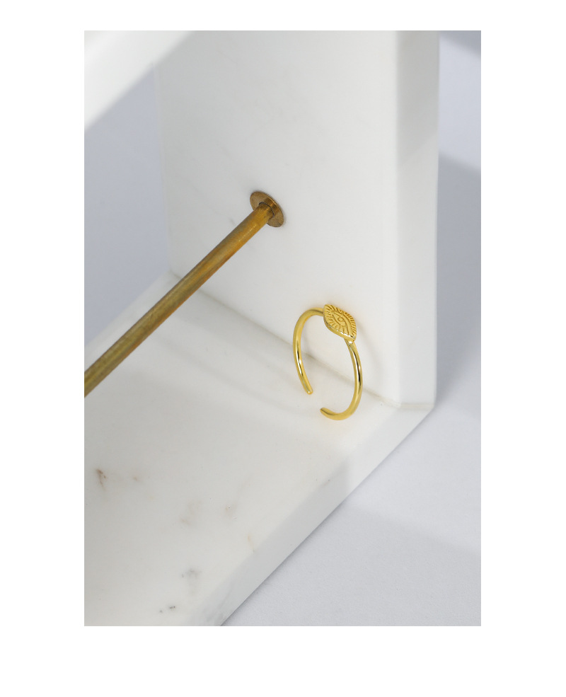 Fashion Devilu0027S Eye Silver Plating Open Ring