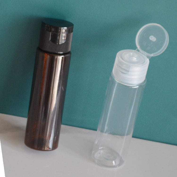 Transparent plastic container