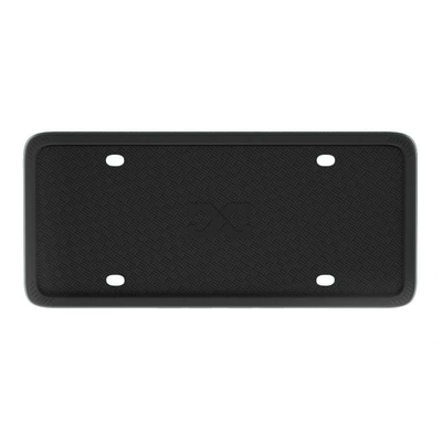 Manufacturers directly supply U.S. automotive Silicon anti-rust rubber license plate frame set license plate frame license plate frame holder license plate frame set (License plate holder/license plate holder) - xc-w170-black