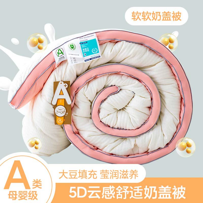 被子冬季蚕蛹蛋白秋冬加厚10斤保暖双胎子母被四季通用被芯棉被