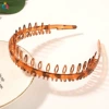 Glossy amber headband
