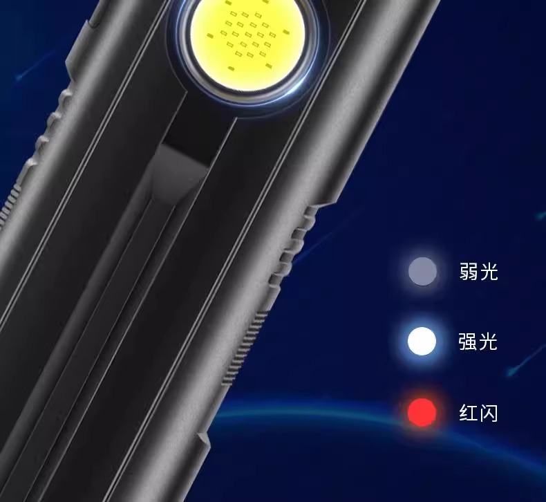 Strong Light Led Flashlight X608 Outdoor Strong Magnetic Long-Lasting Auto Repair Work Light Camping Light Rechargeable
