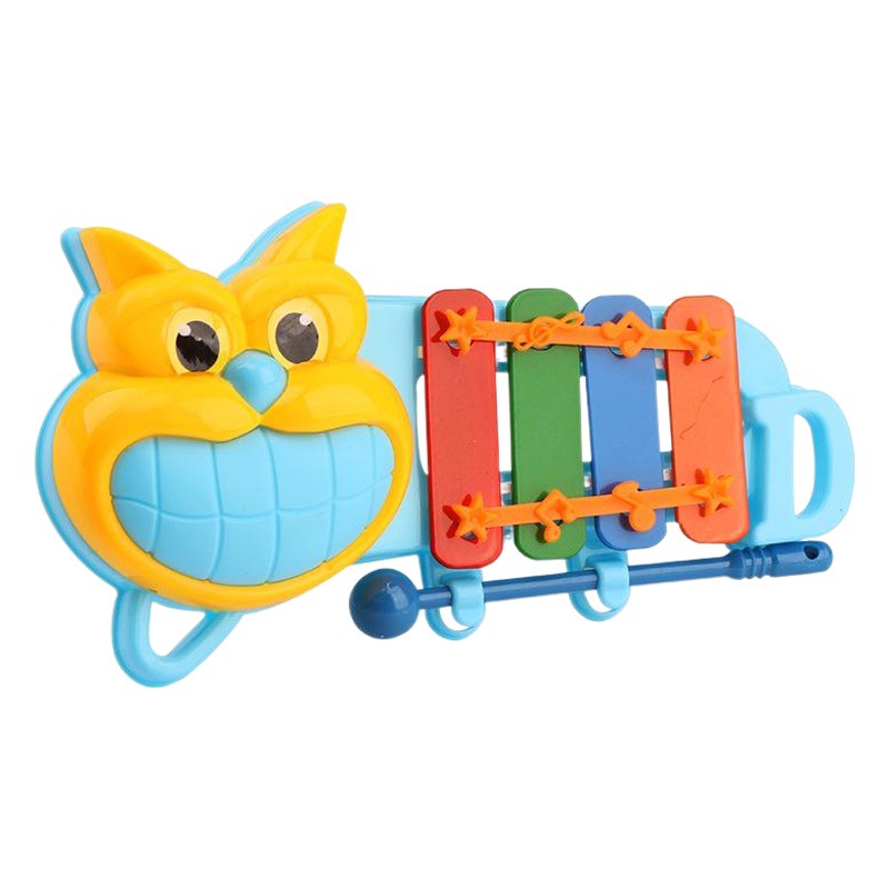 Infant Cartoon Mini Hand-Knocking Piano Children's Plastic Percussion Instrument Baby Music Early Education Toys Gift Toys