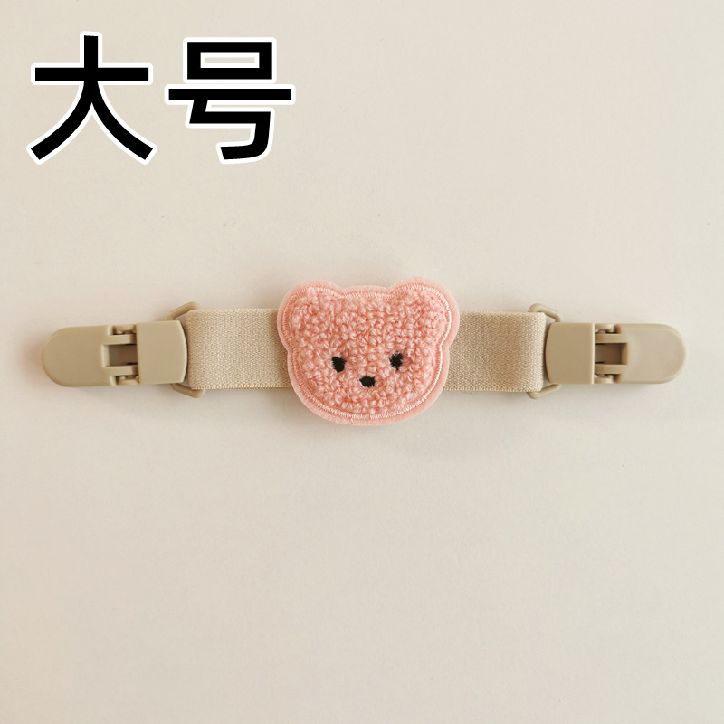 INS estilo coreano clip de suspensión oso pantalones de tirantes para niños clip anti-caída clip de la correa del hombro soporte de la falda de la suspensión antideslizante artefacto de hombro