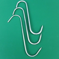 Hanging Preserved Meat Hook, Smoked Sausage Hook, Stainless Steel S-Shaped Sharp Tip Salty Meat Hook, Kitchen Utensils, Duck Racking Hook, Fish Dryer Hook