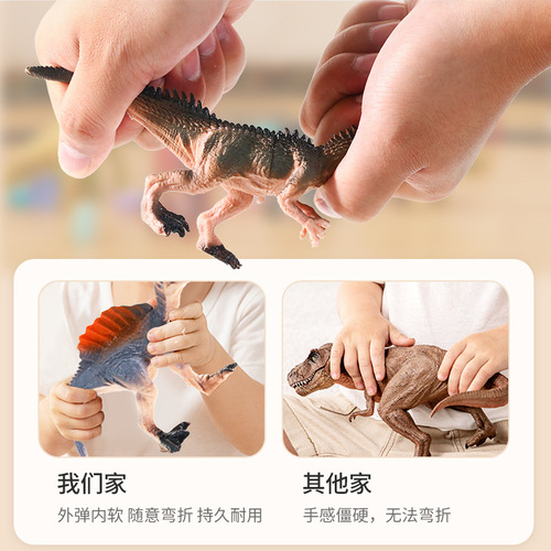 Original cross-border best-selling simulated dinosaur model large size Jurassic dinosaur plastic toy wholesale kindergarten gift